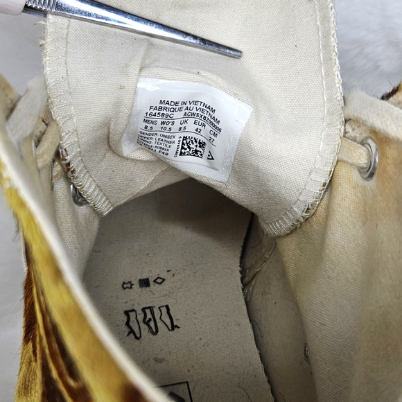 CONVERSE Chuck 70 Hi Pony Hair Camo Men's Sz 8.5 - Picture 8 of 10